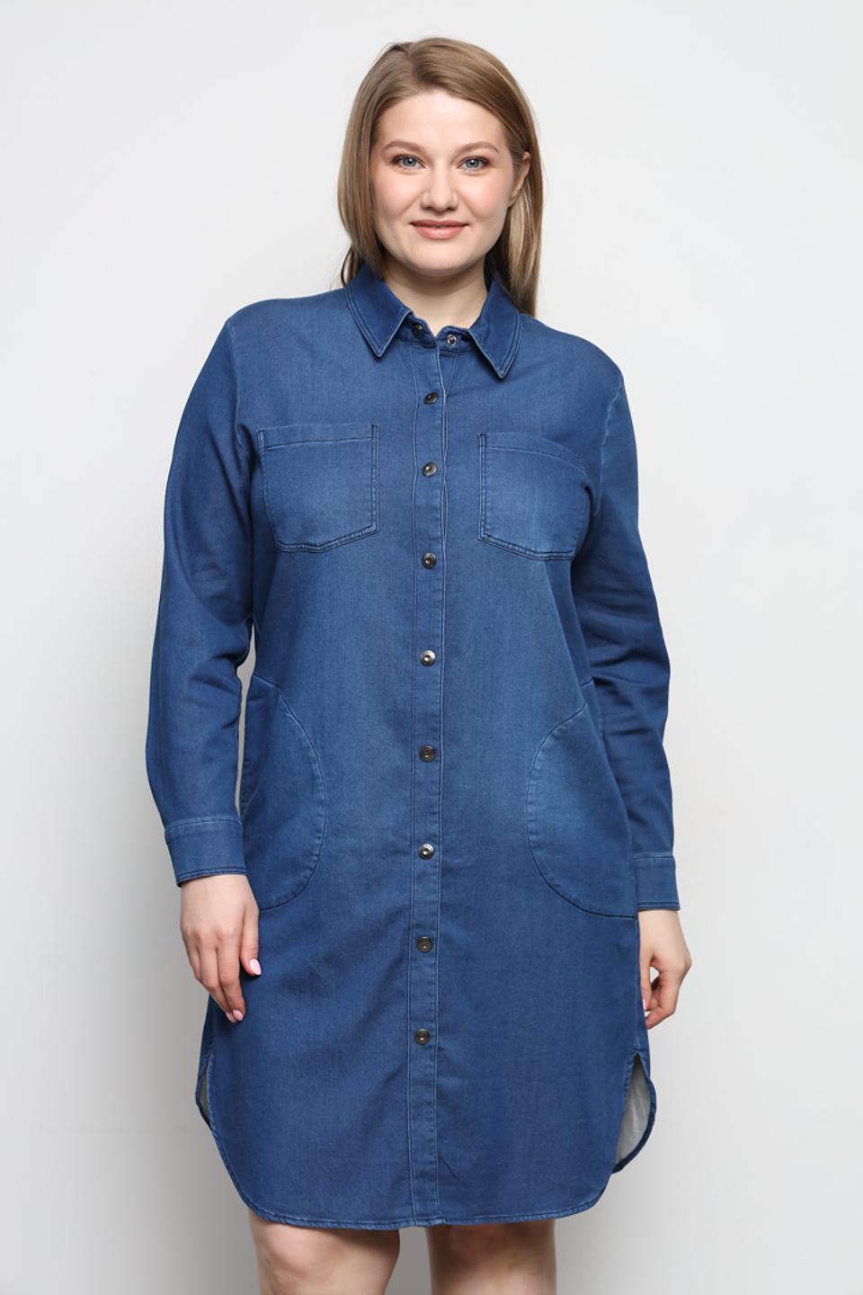 Платье рубашка джинсовое Olsen