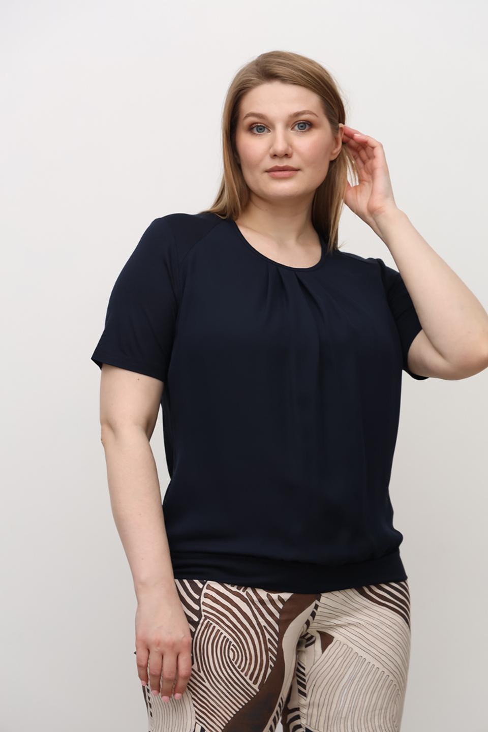 Блуза Frank Walder тёмно-синяя