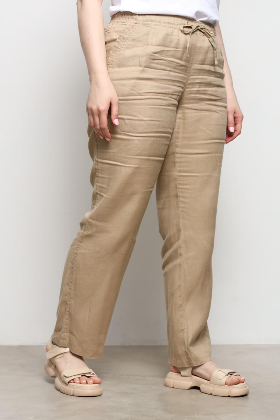 Брюки Lebek Barbara бежевые