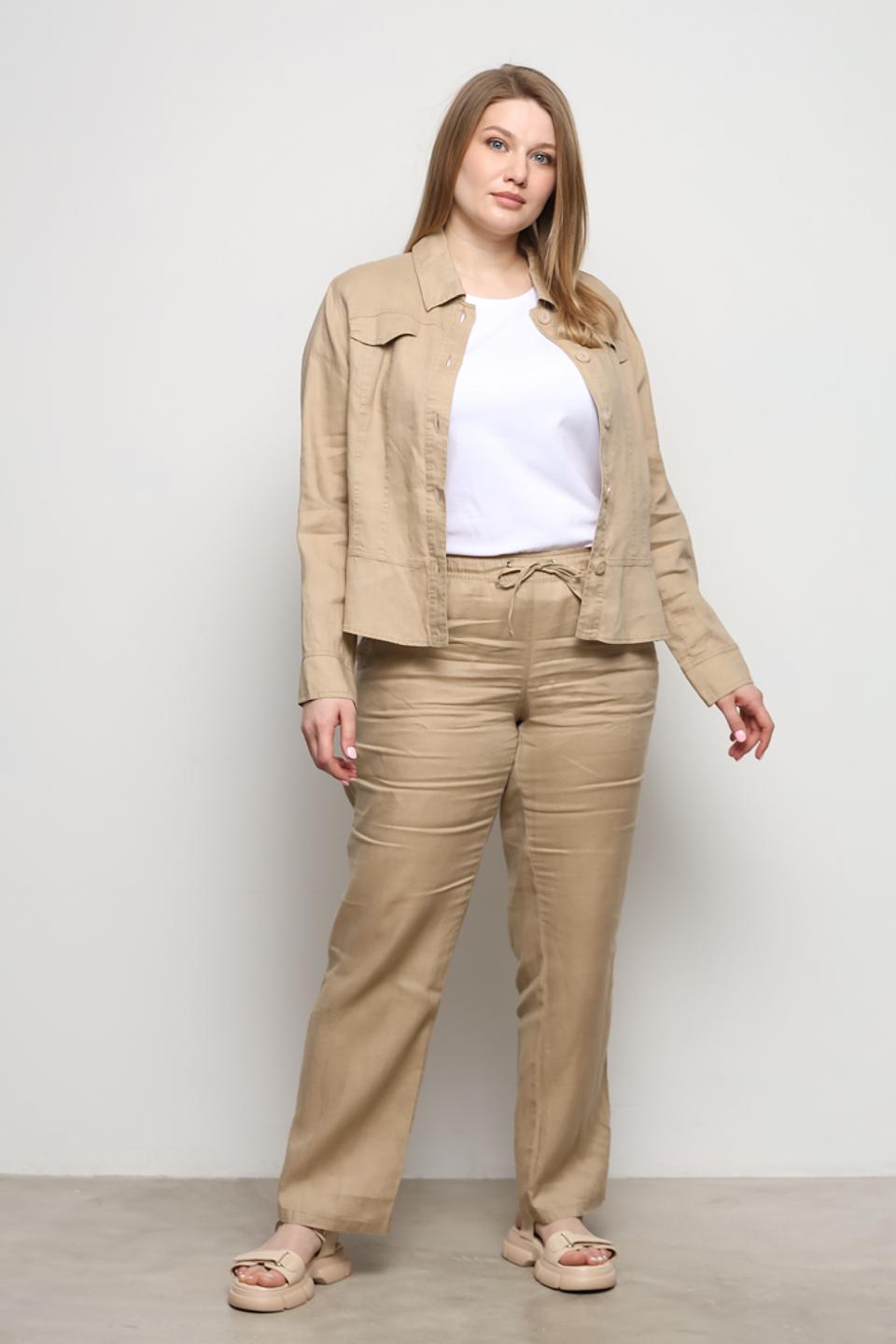 Брюки Lebek Barbara бежевые