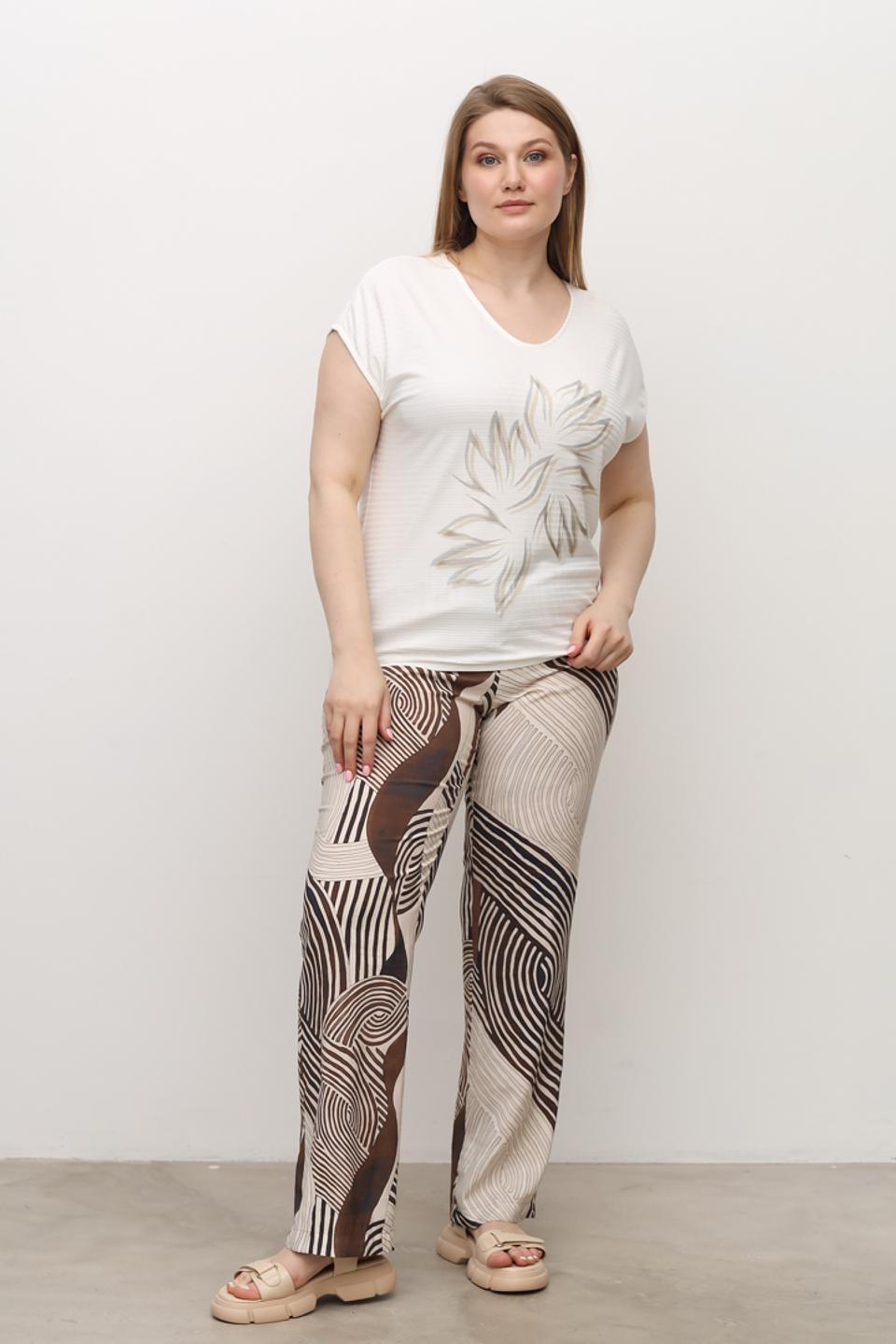 Футболка Barbara Lebek с принтом