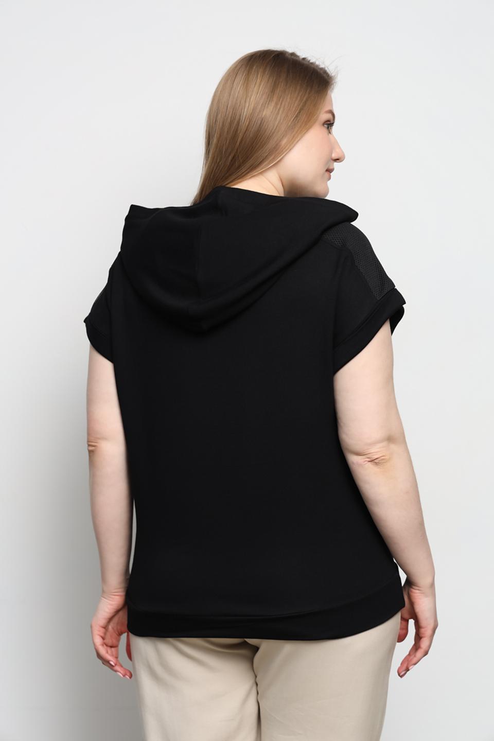 Пуловер Via Appia с принтом чёрный