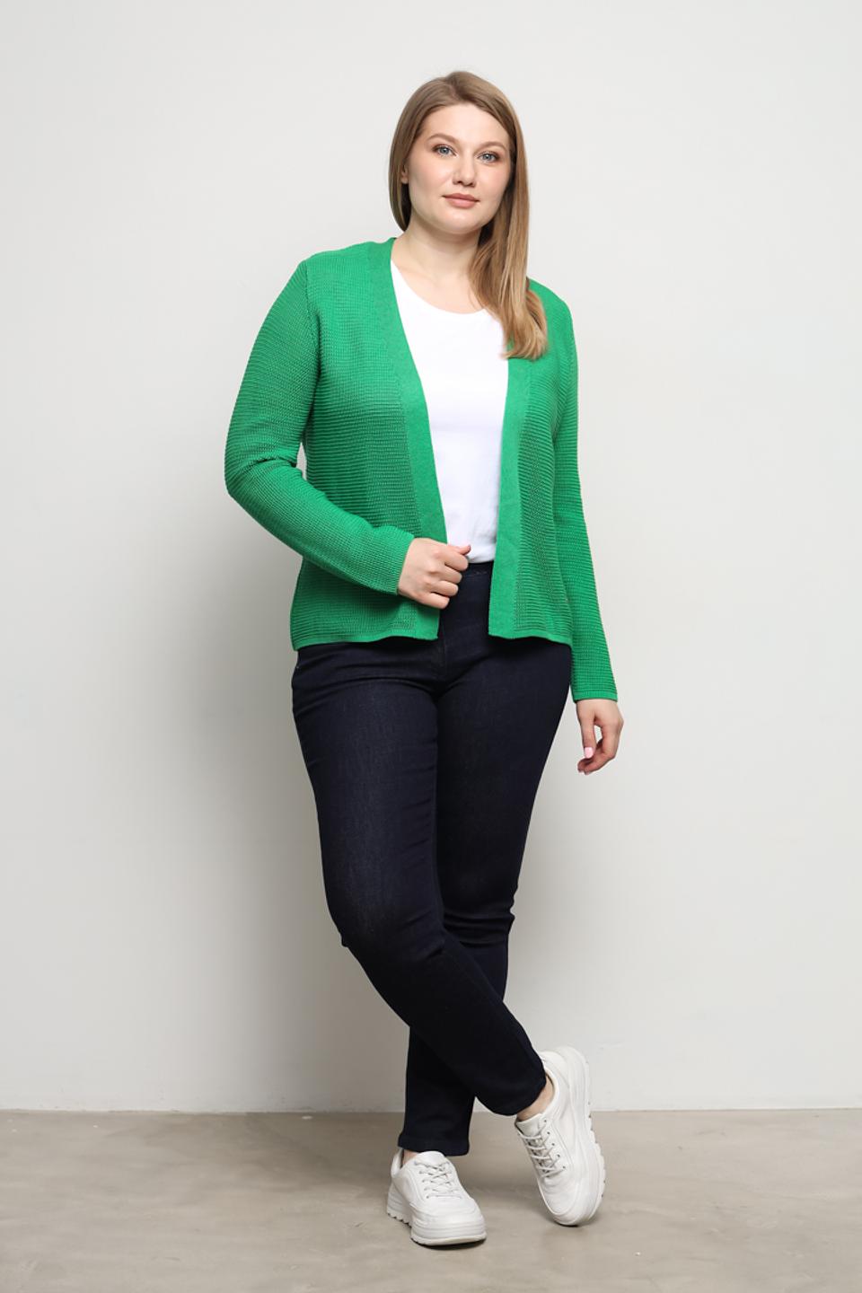 Кардиган Rabe collection зелёный