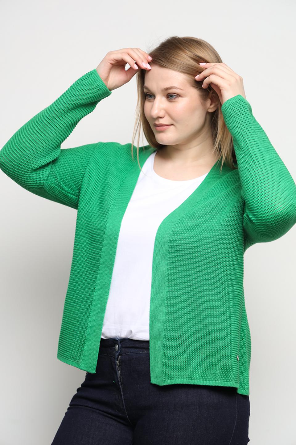 Кардиган Rabe collection зелёный