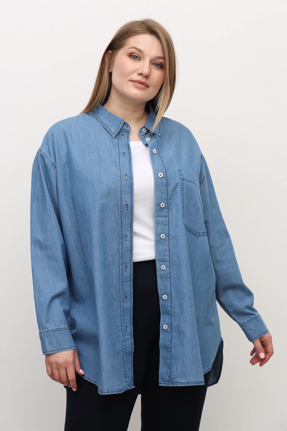 Рубашка Via Appia джинсовая оверсайз