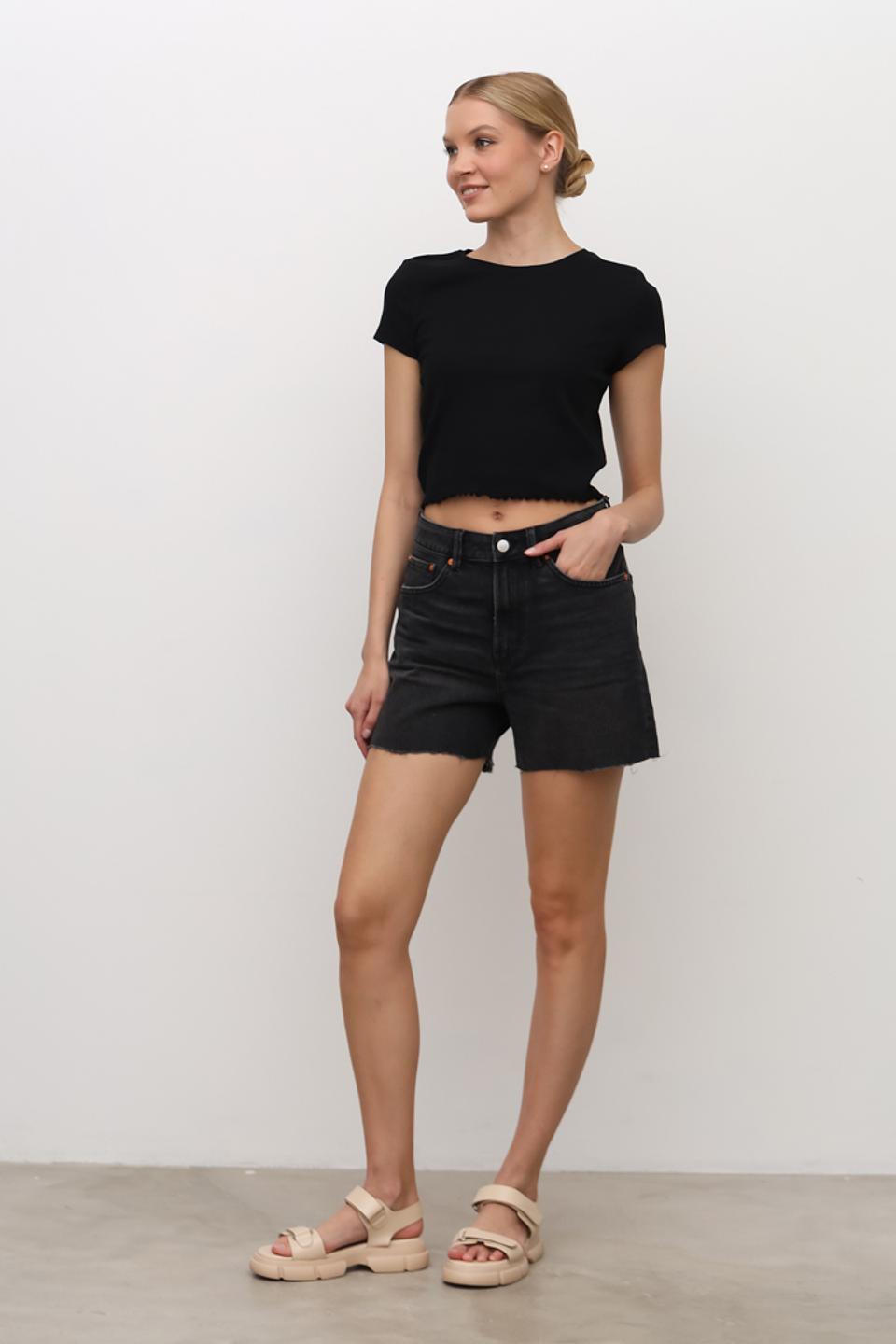 Футболка Tom Tailor denim чёрная