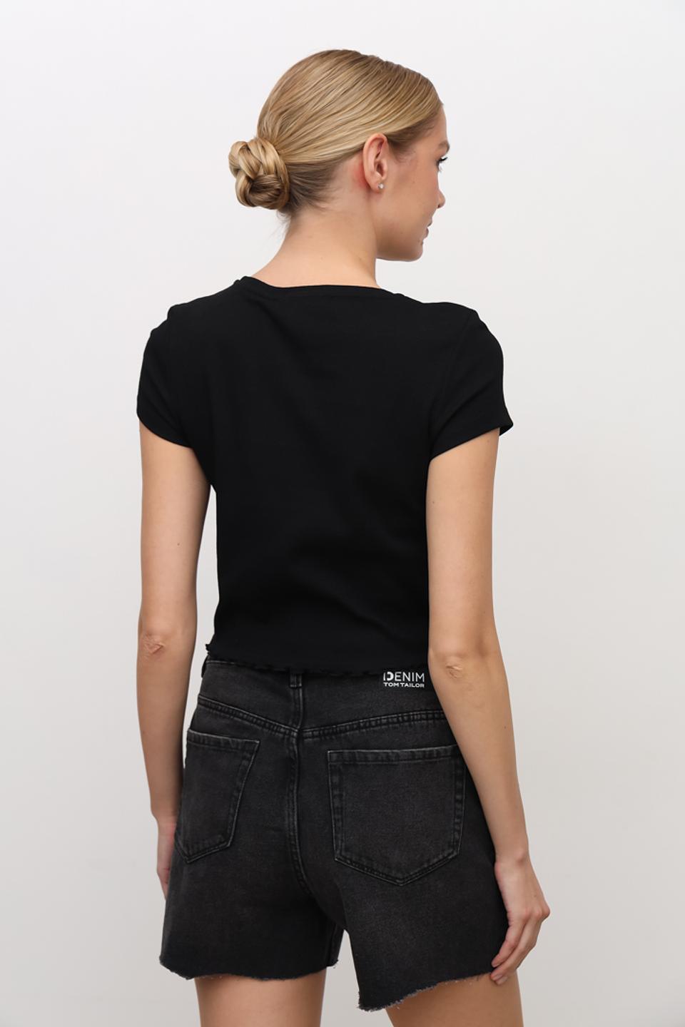 Футболка Tom Tailor denim чёрная