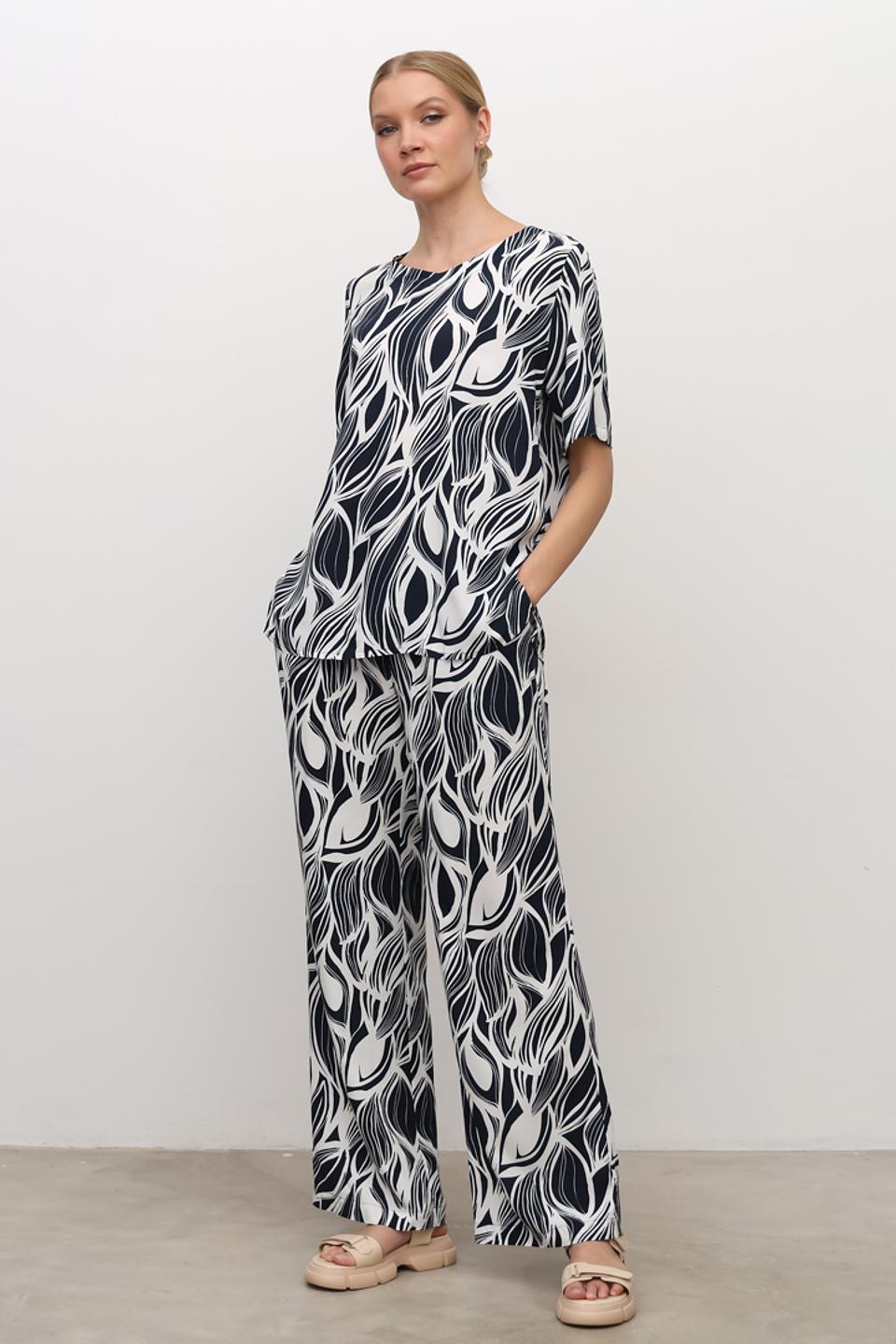 Брюки Sommer mann с принтом