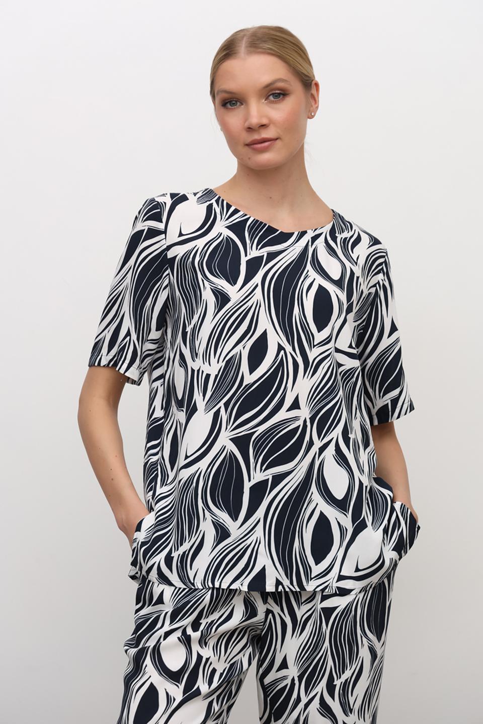 Блуза Sommer mann с принтом