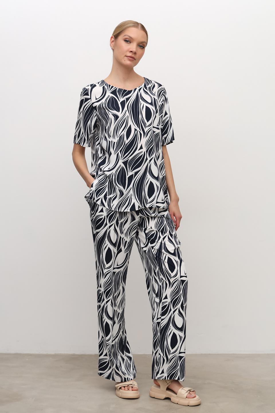 Блуза Sommer mann с принтом