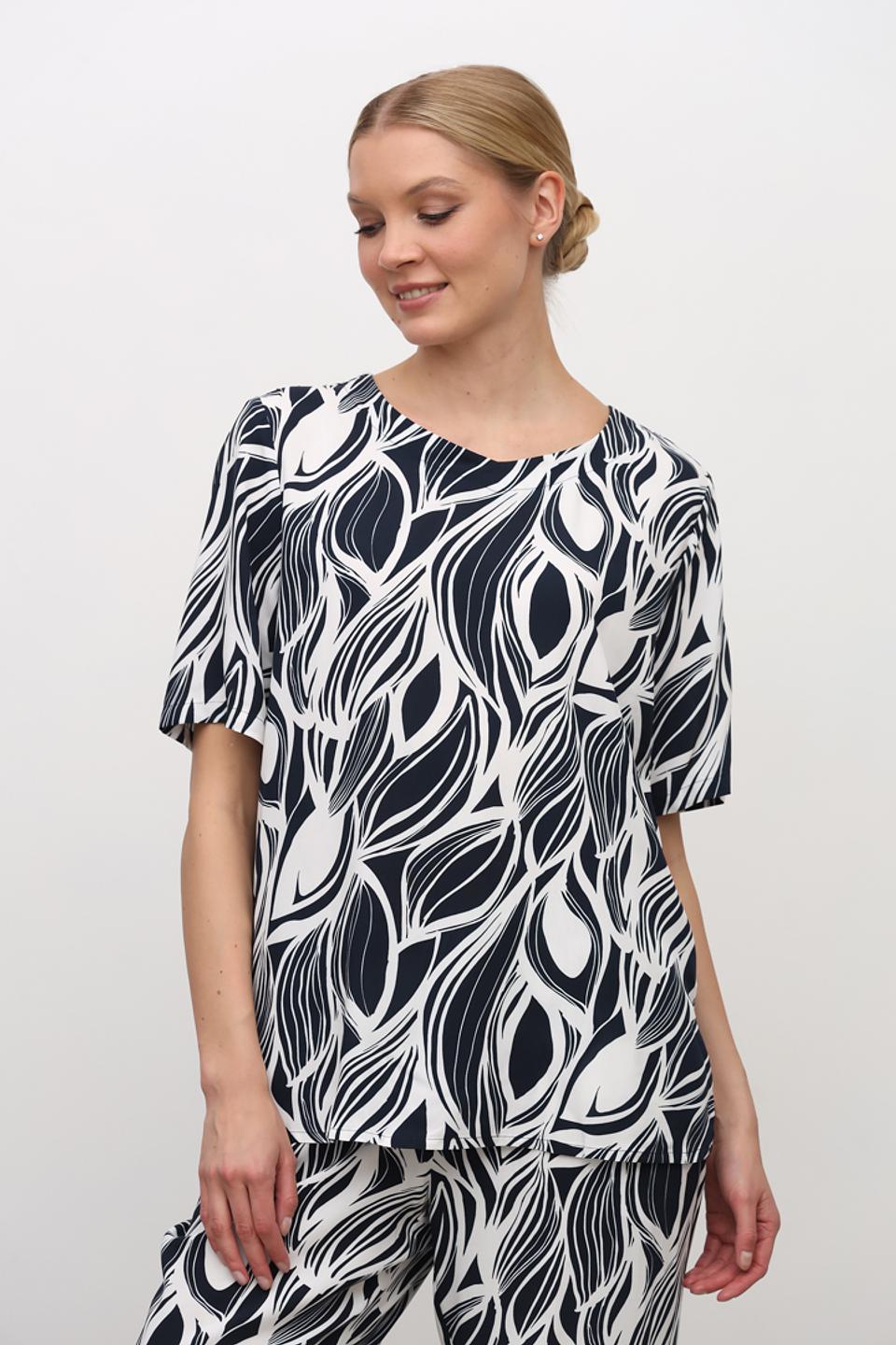 Блуза Sommer mann с принтом