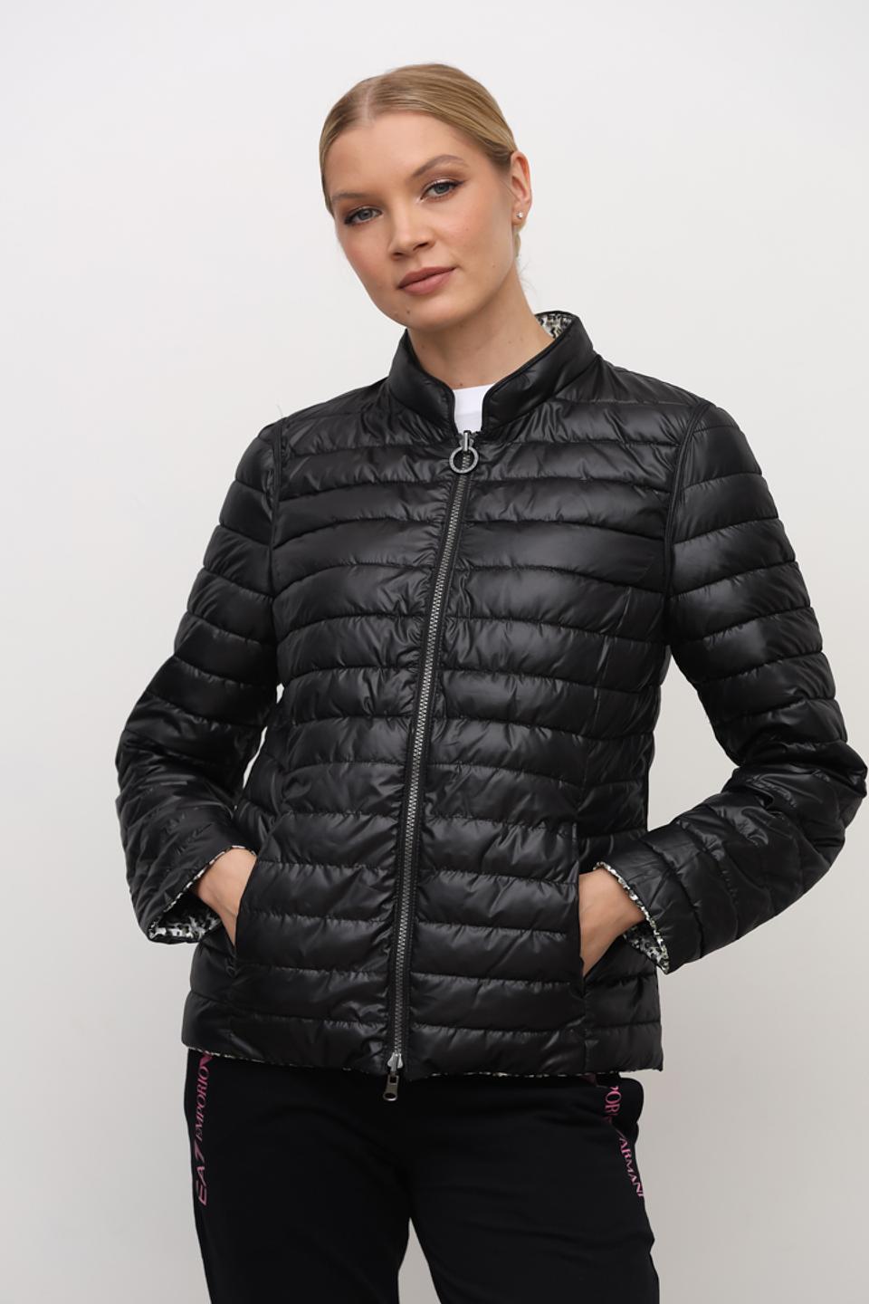 Куртка Lebek с леопардовым принтом