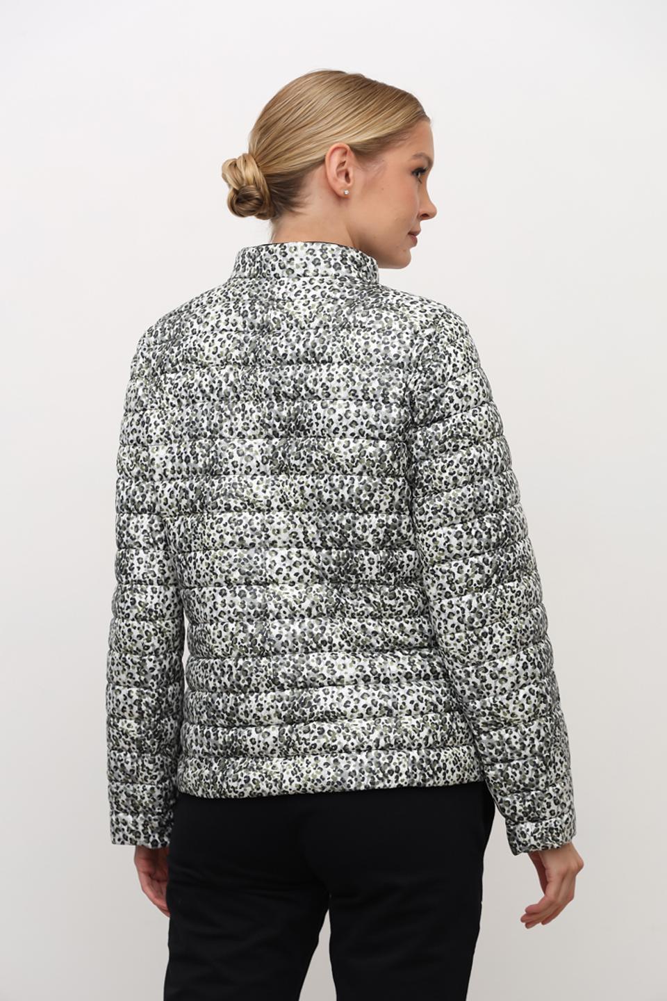 Куртка Lebek с леопардовым принтом