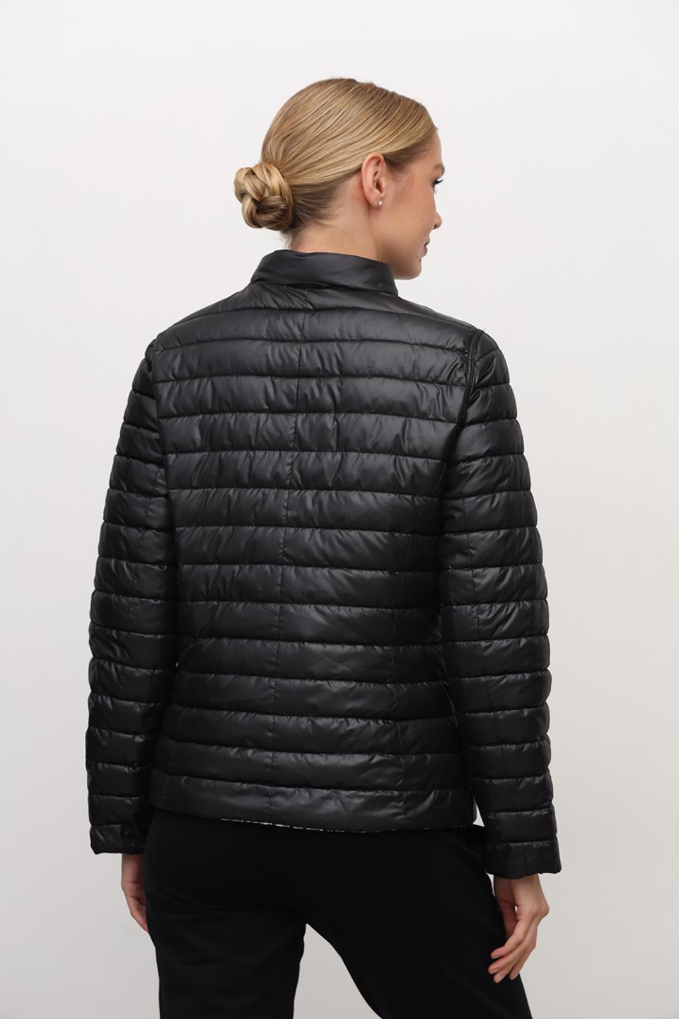 Куртка Lebek с леопардовым принтом