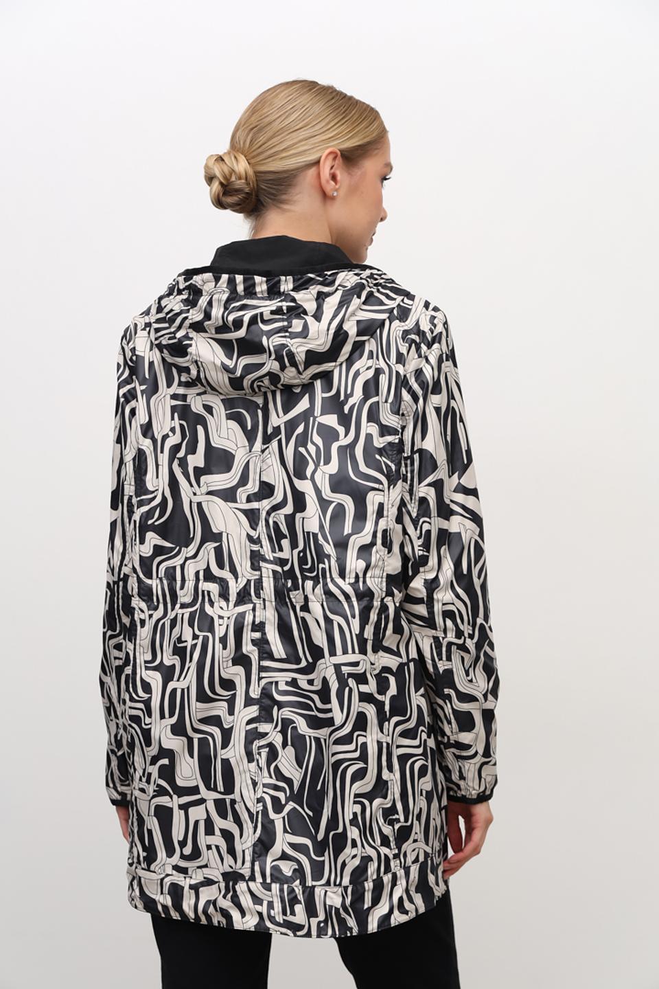 Плащ Barbara Lebek чёрный с капюшоном