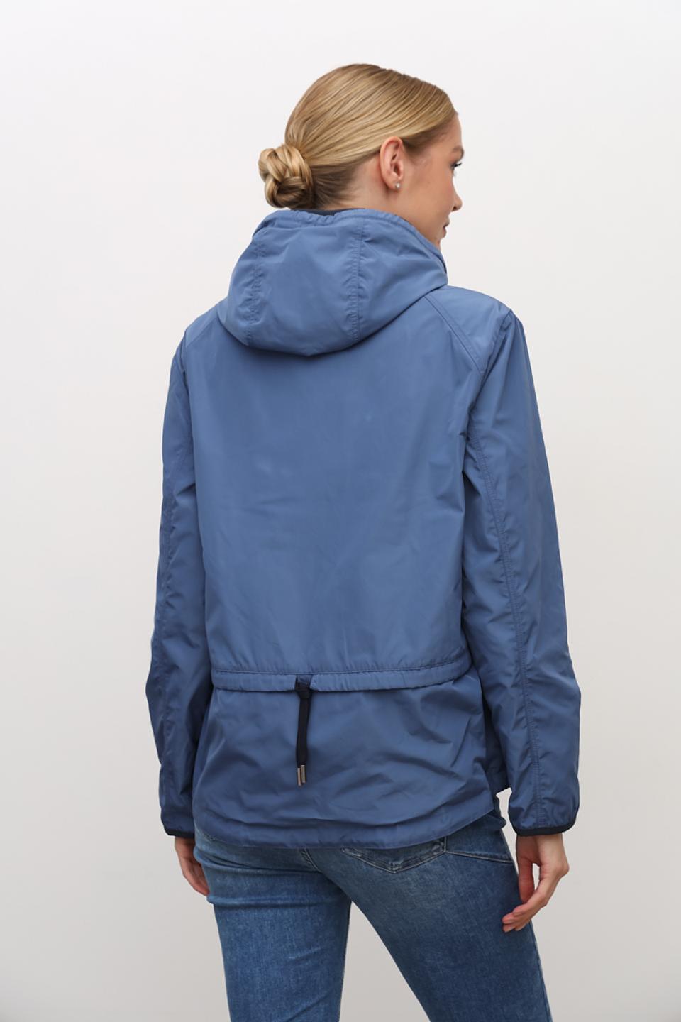 Куртка Lebek синяя с капюшоном