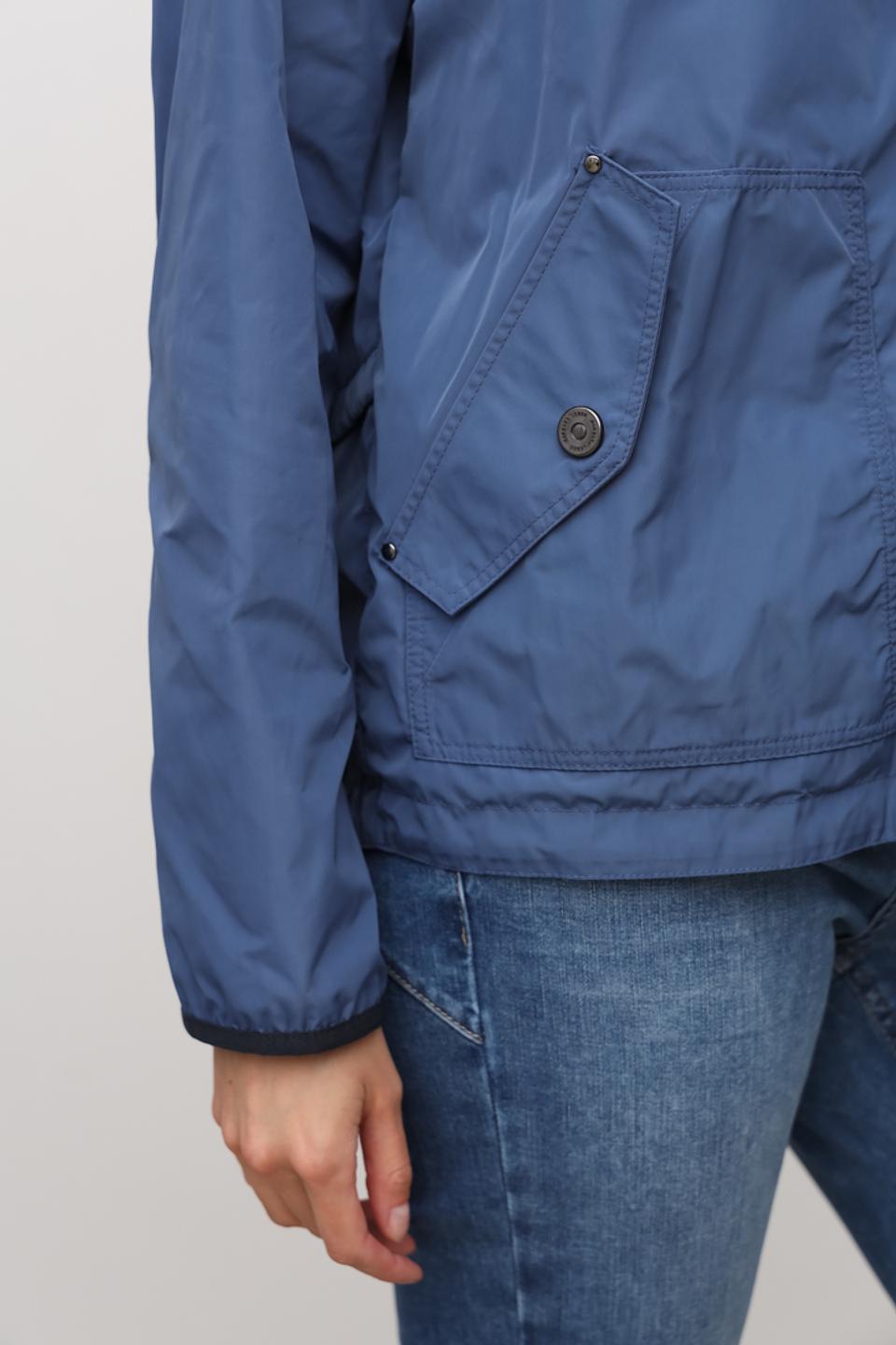 Куртка Lebek синяя с капюшоном