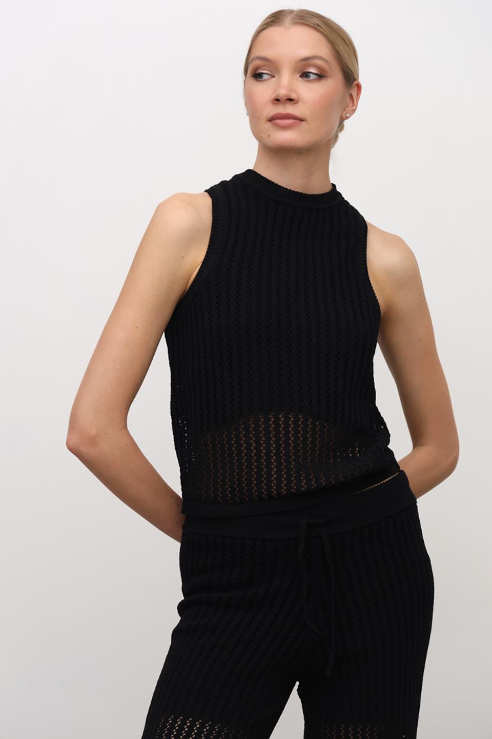 Топ Hugo женский черный