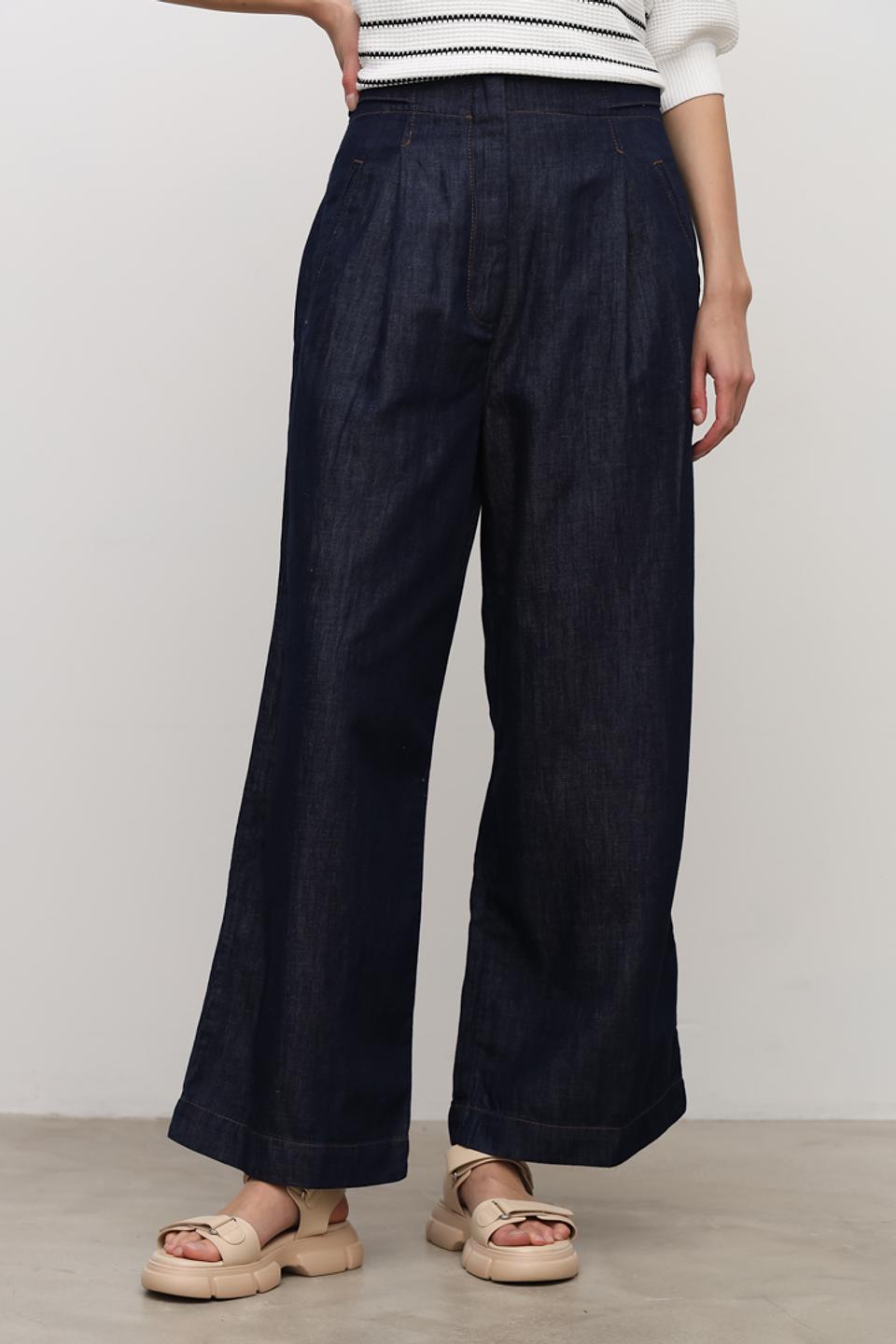 Джинсы i Blues широкие тёмно-синие