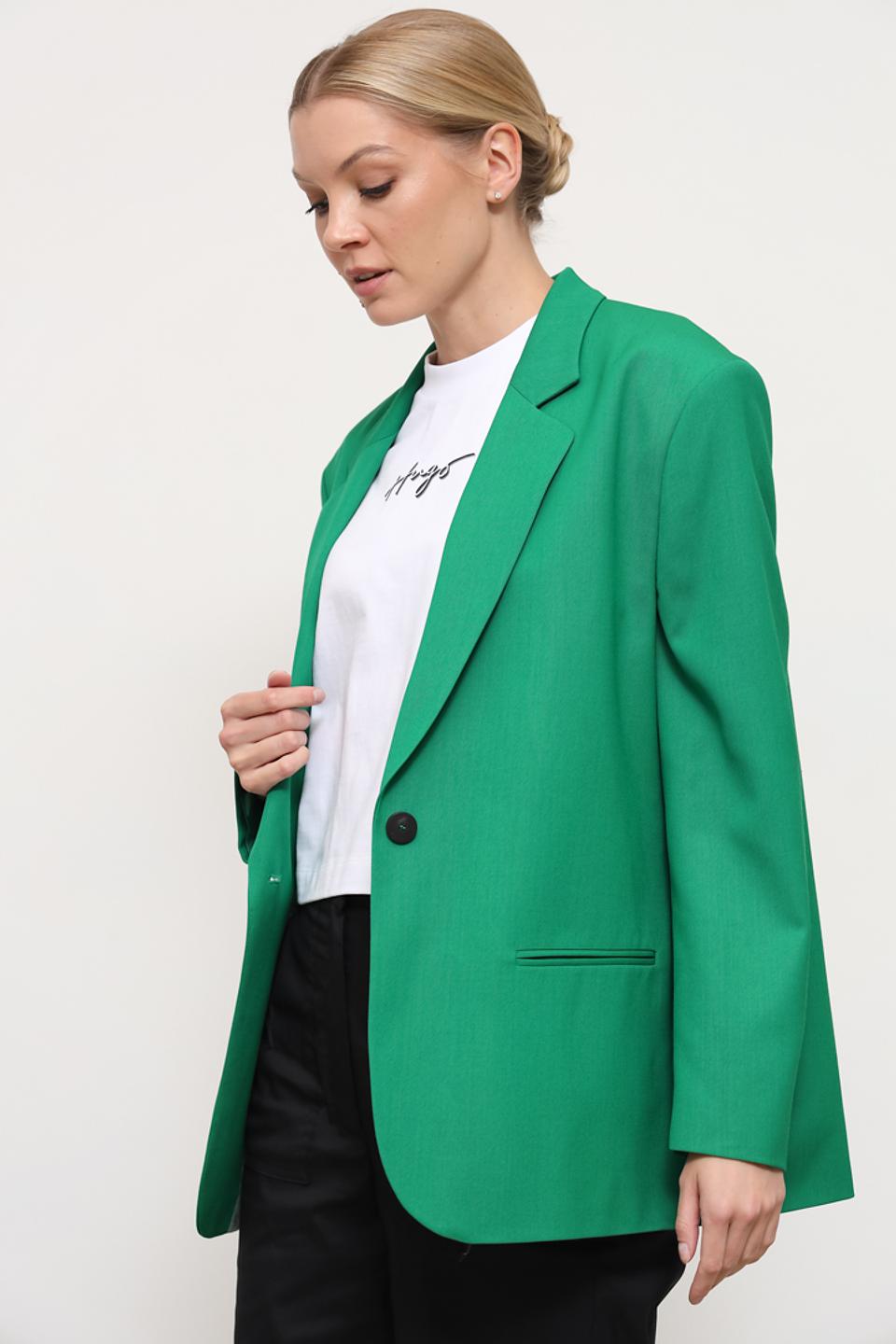Жакет Joop! оверсайз зеленый