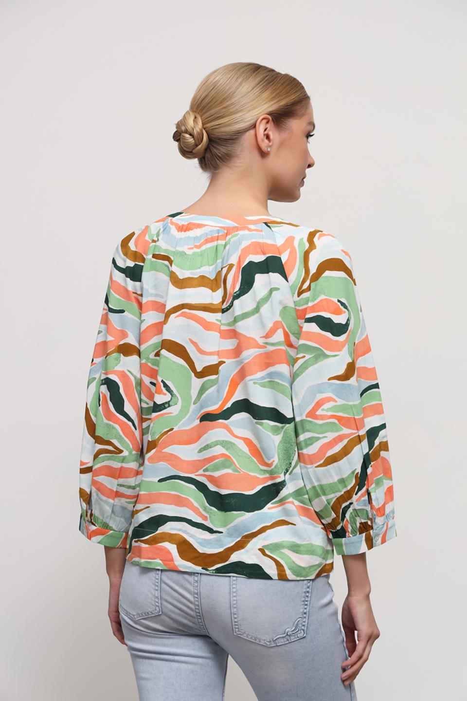 Блуза Tom Tailor с принтом