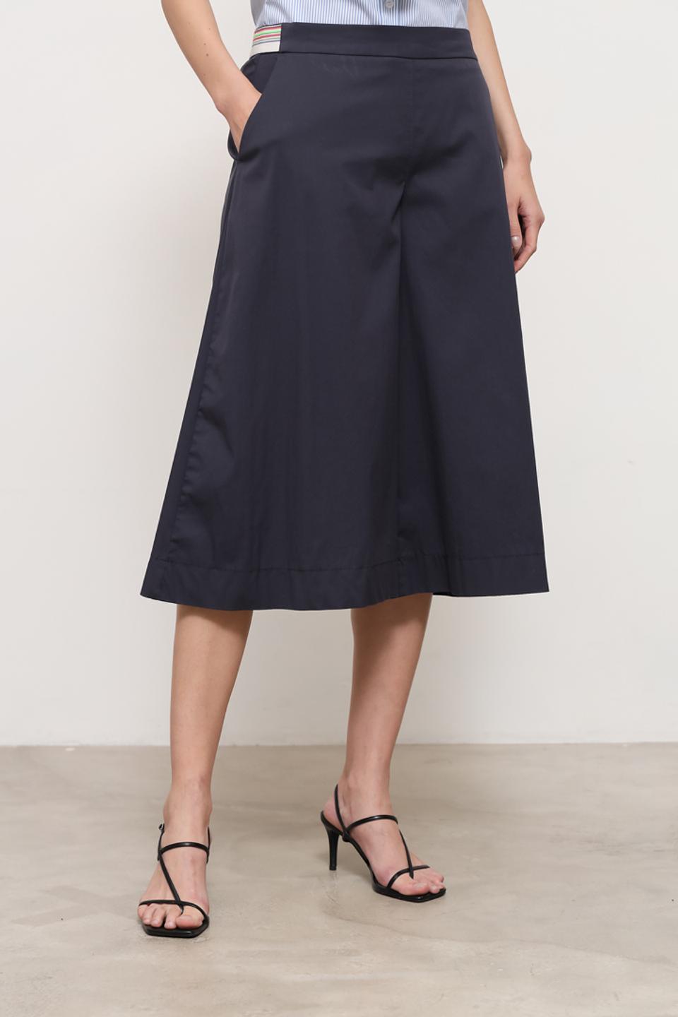 Брюки-кюлоты Toni collection тёмно-синие