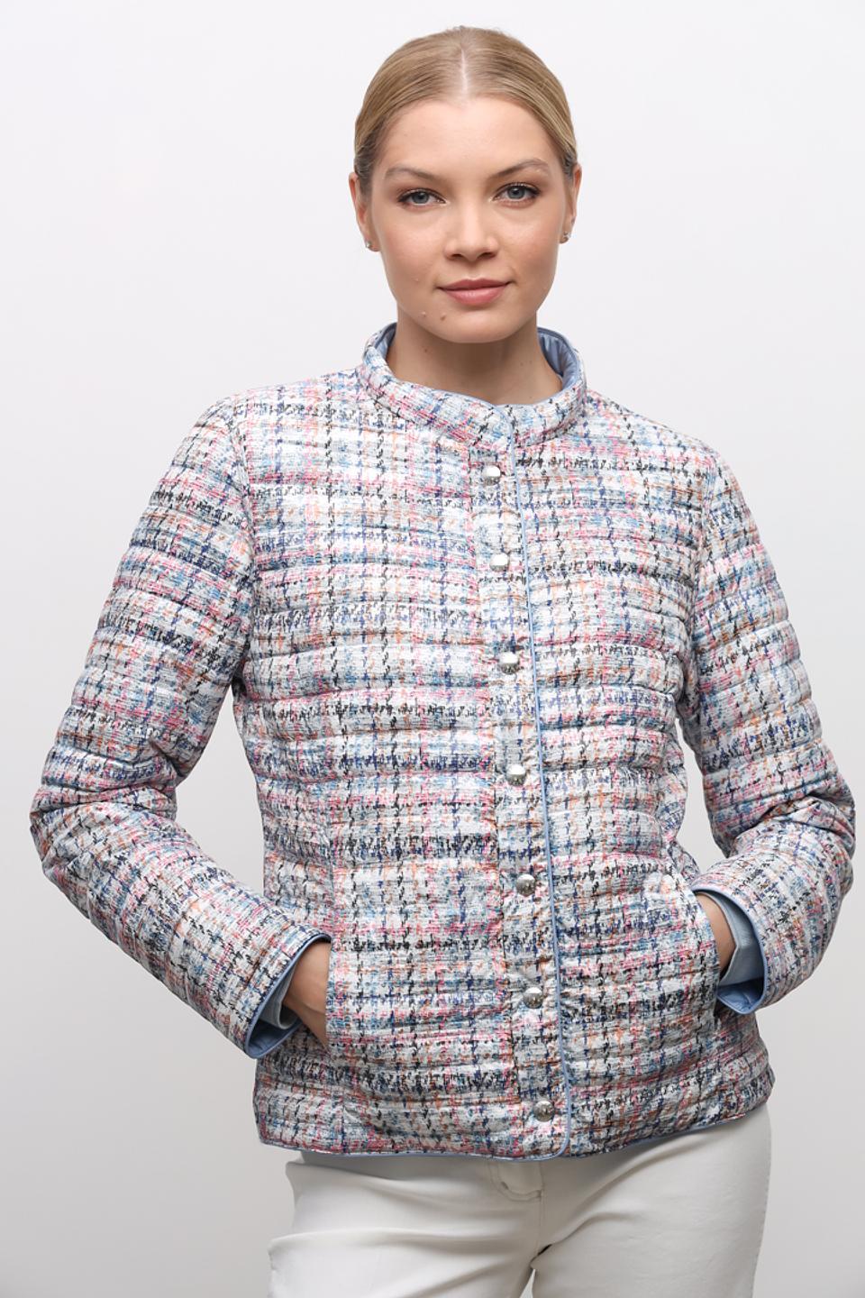 Куртка Lebek стеганая голубая