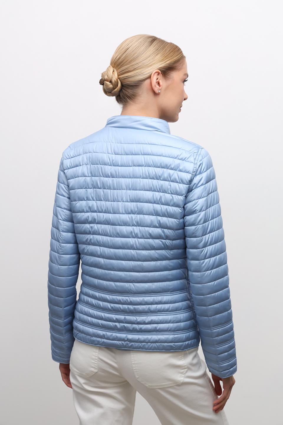 Куртка Lebek стеганая голубая