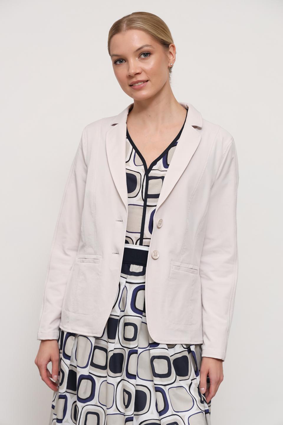 Жакет Bianca приталенный бежевый