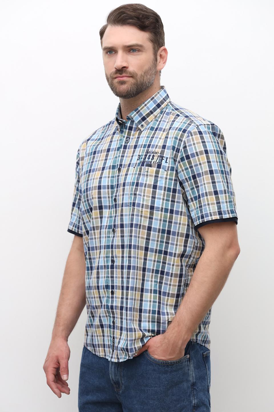 Рубашка кр Casa Moda в клетку