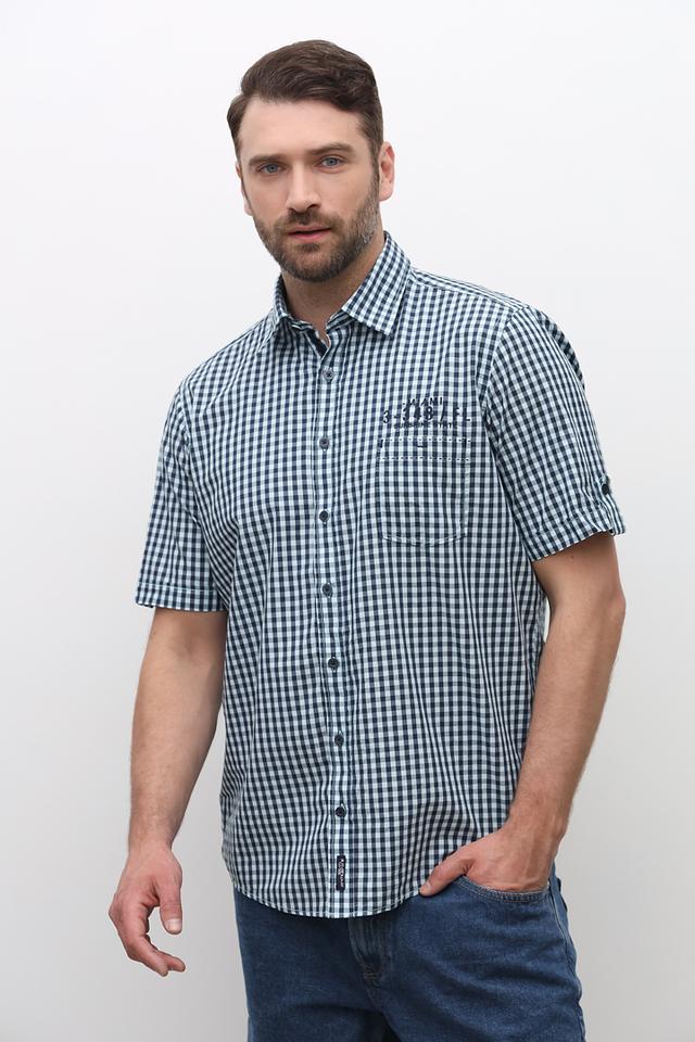 Рубашка кр Casa Moda в клетку