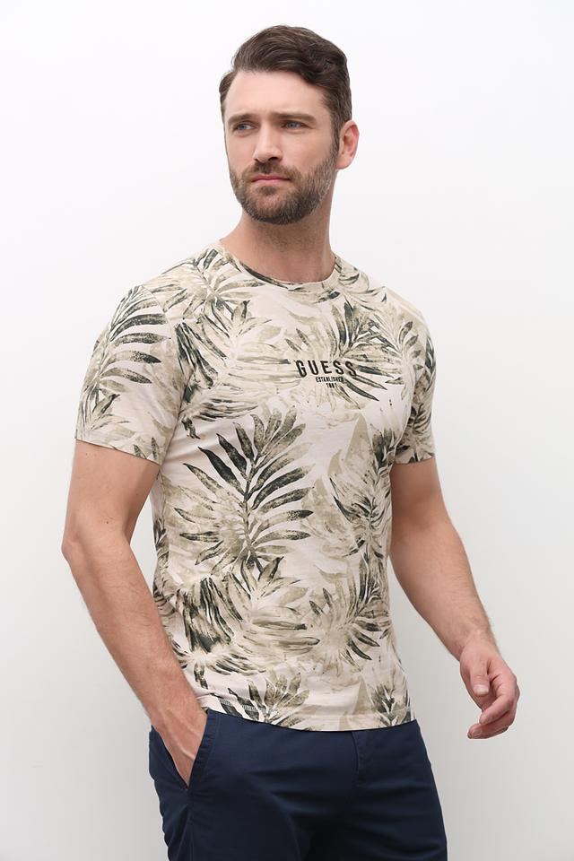 Футболка Guess с тропическим принтом