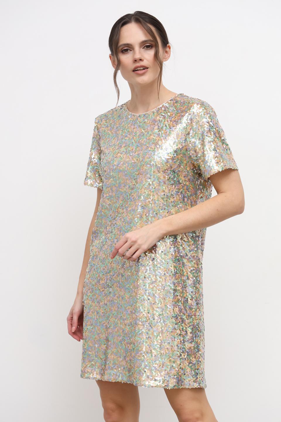 Платье Joop! с пайетками разноцветное