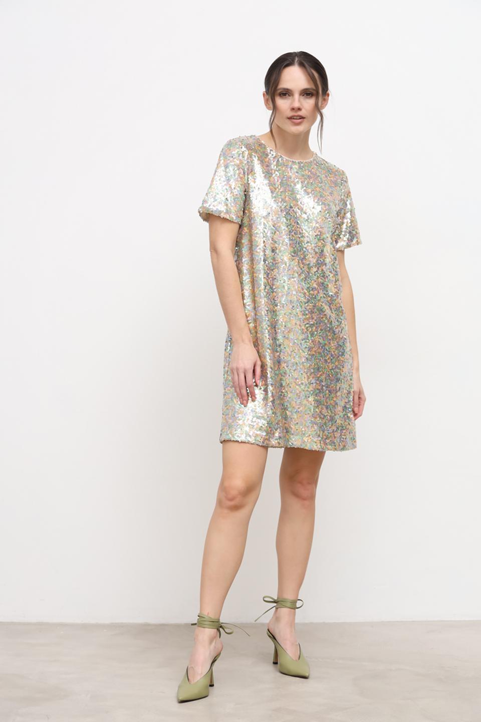 Платье Joop! с пайетками разноцветное