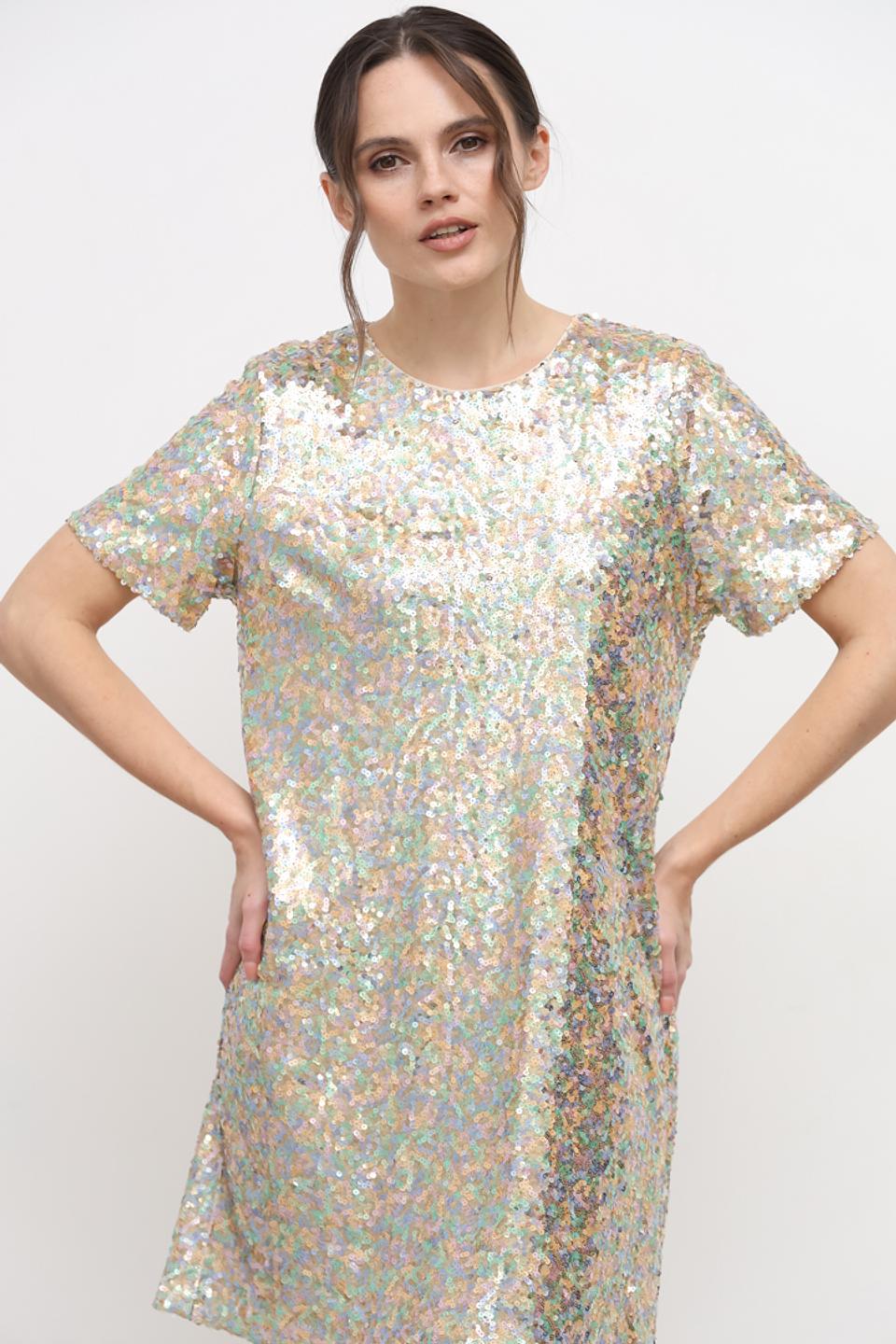Платье Joop! с пайетками разноцветное