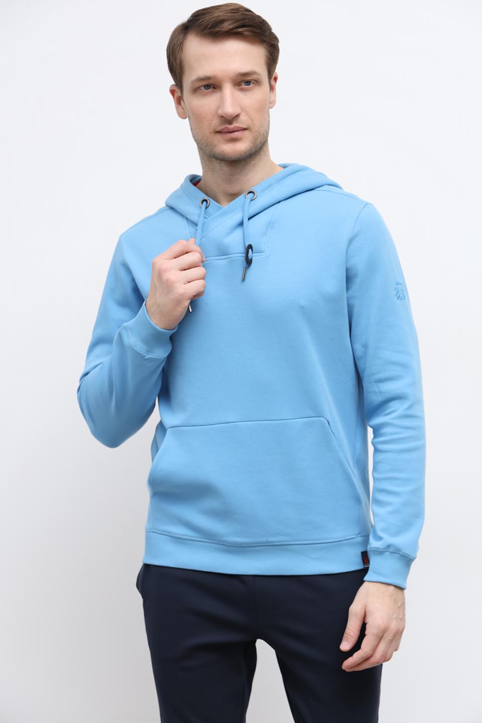 Толстовка Time Zone голубая