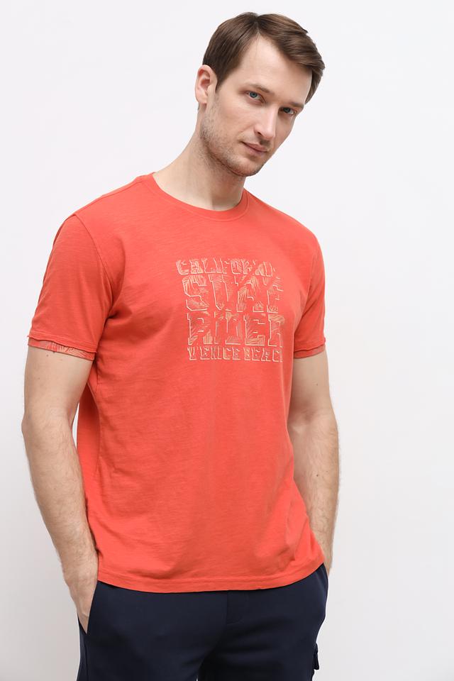 Футболка Sea Barrier с принтом оранжевый