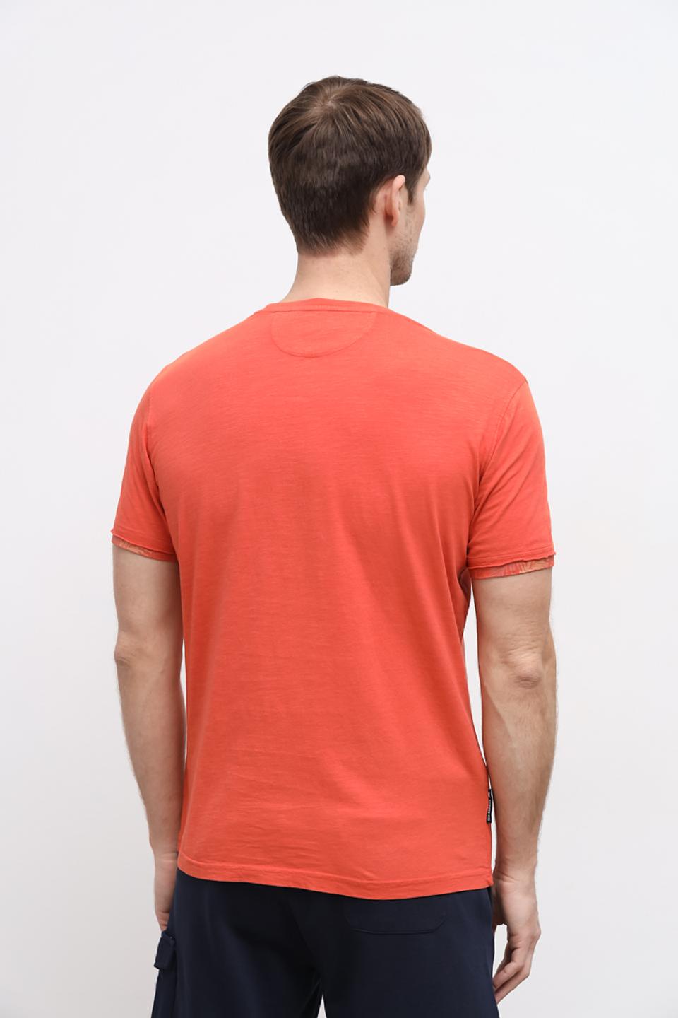 Футболка Sea Barrier с принтом оранжевый