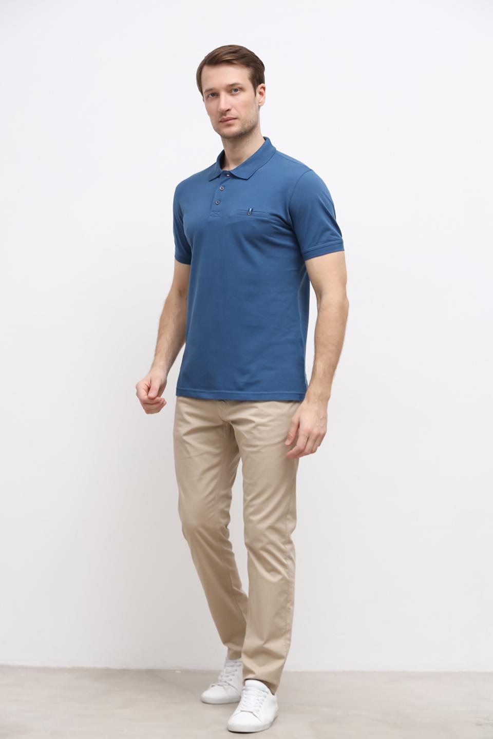 Поло Sea Barrier синее