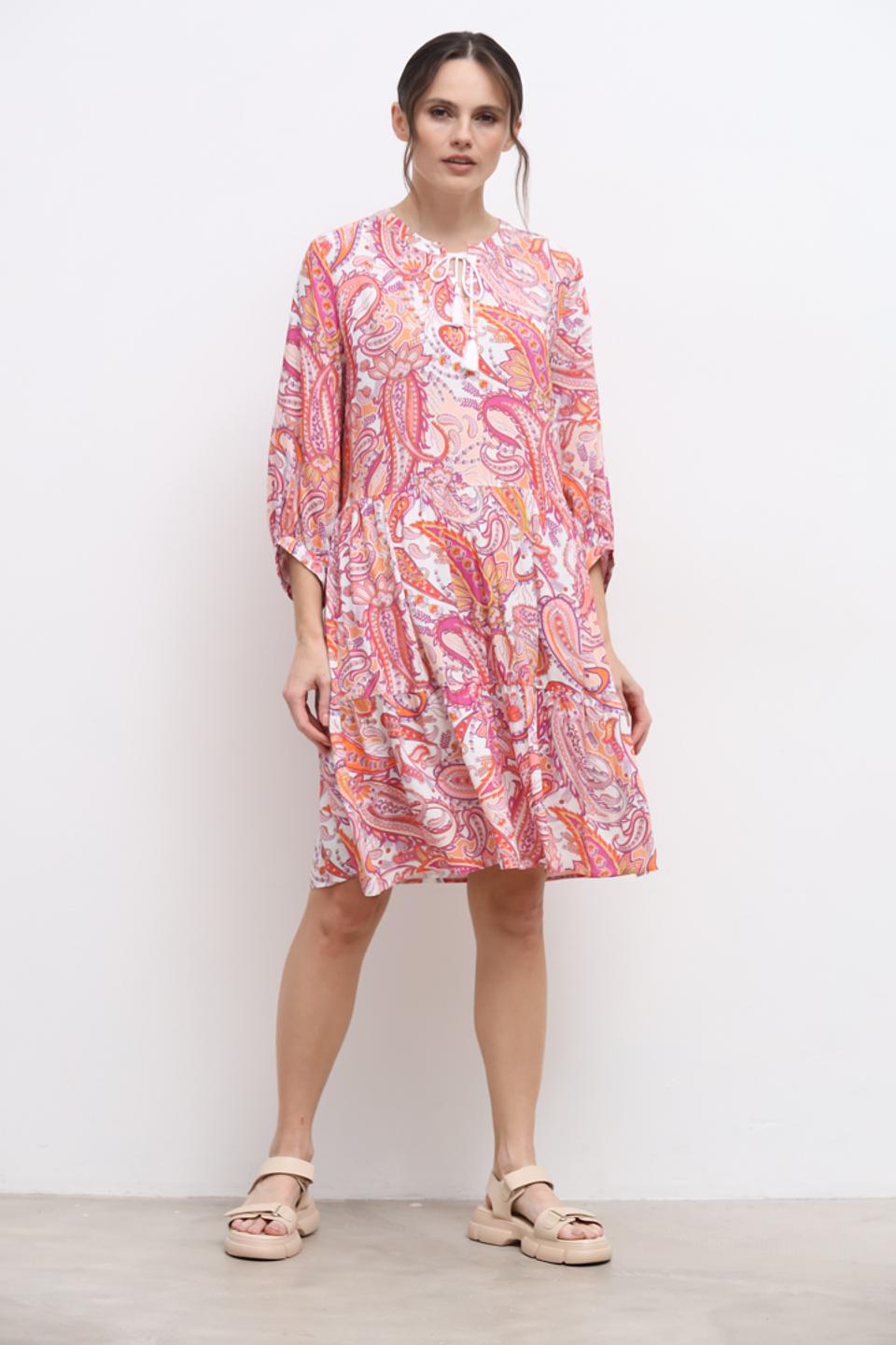 Платье SE Stenau с павлиньим принтом