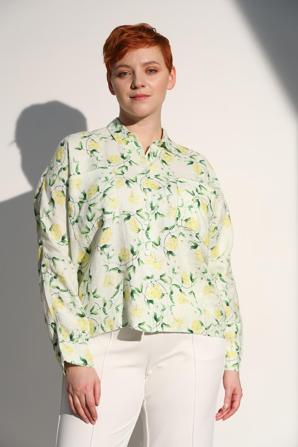 Рубашка Lisa Campione с цветочным принтом