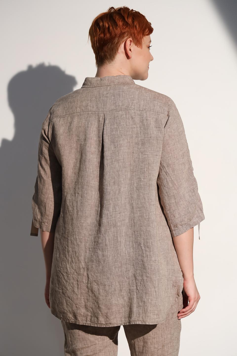 Рубашка Doris Streich льняная бежевая