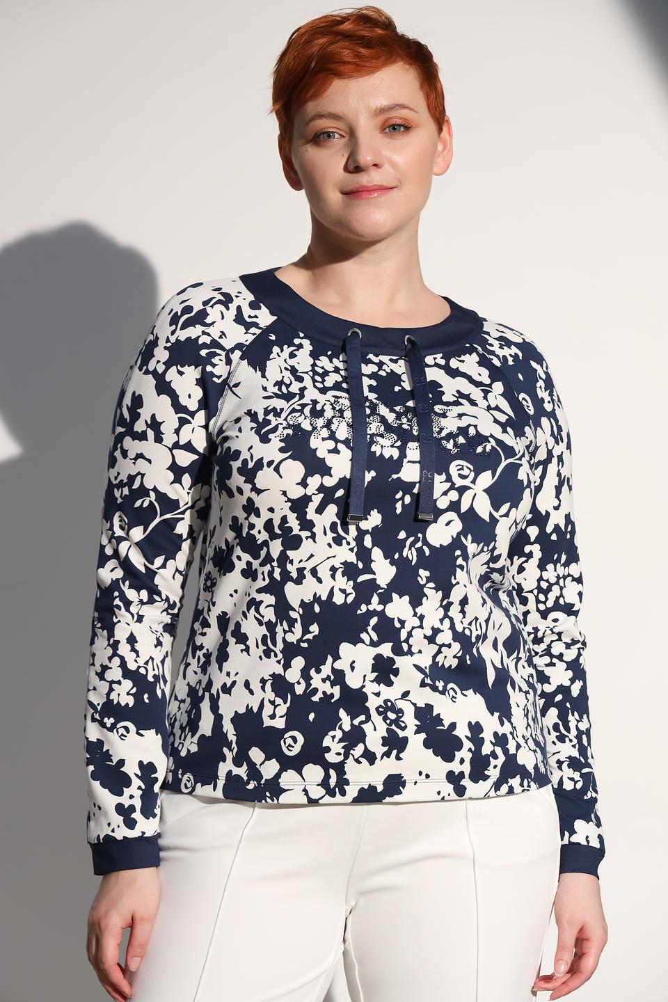 Блуза Thomas Rabe с цветочным принтом