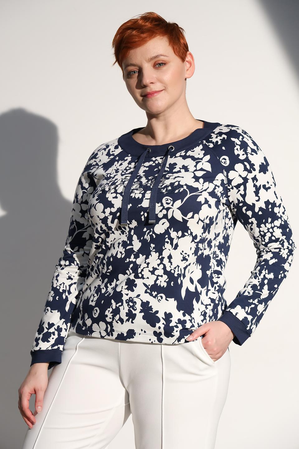 Блуза Thomas Rabe с цветочным принтом