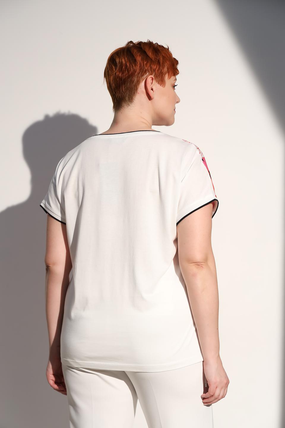 Блуза Via Appia DUE с цветочным принтом