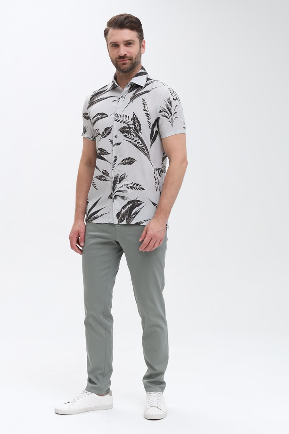 Рубашка Strellson с тропическим принтом