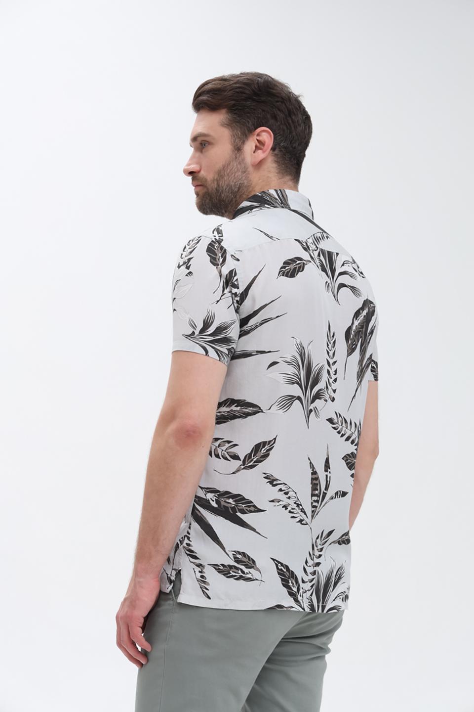 Рубашка Strellson с тропическим принтом