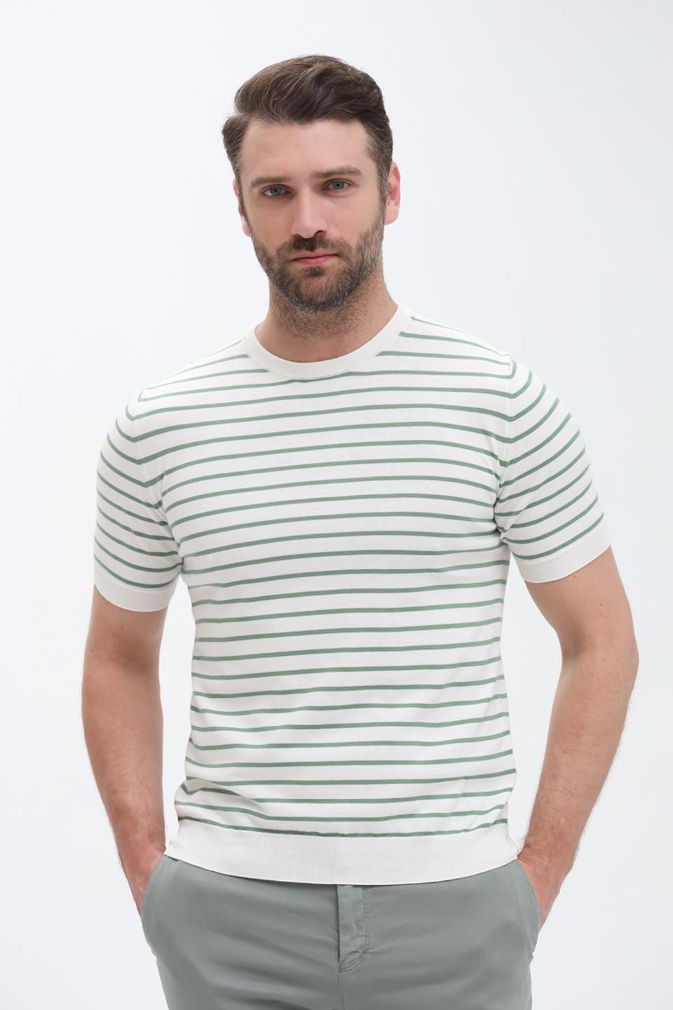 Футболка Radi Perugia в полоску белая