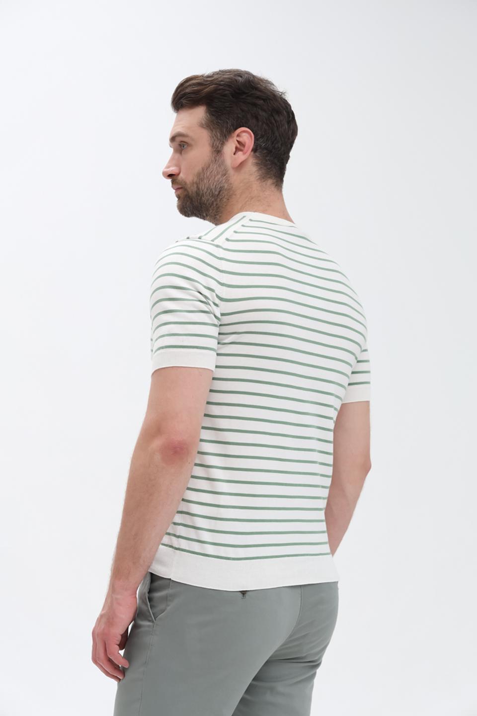 Футболка Radi Perugia в полоску белая