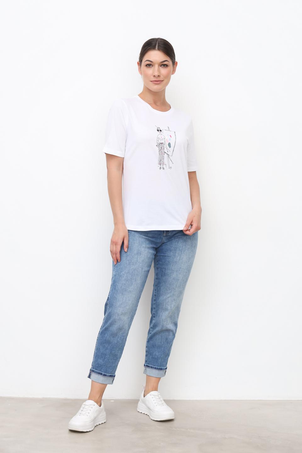 Джинсы Angels укороченные голубые